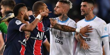 Neymar and five others sent off for punching and making Racial comments